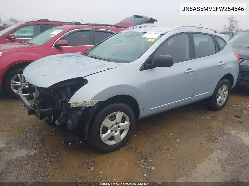 JN8AS5MV2FW254546 2015 Nissan Rogue Select S