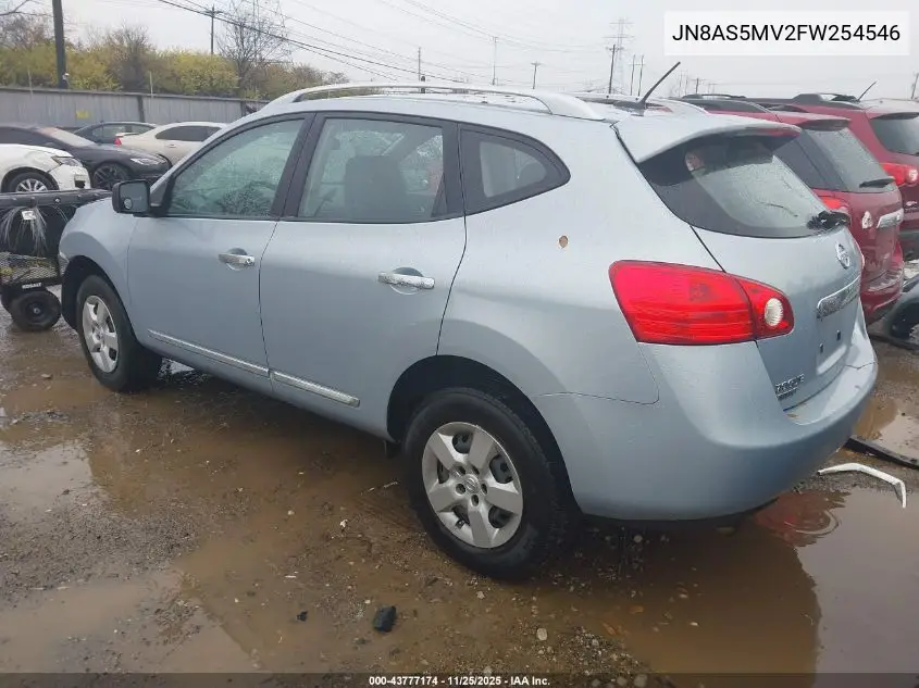 JN8AS5MV2FW254546 2015 Nissan Rogue Select S
