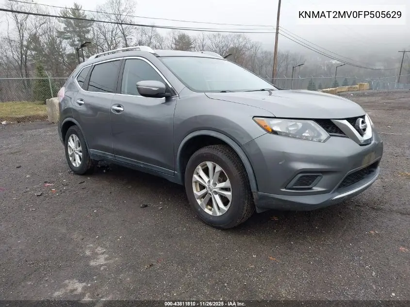 KNMAT2MV0FP505629 2015 Nissan Rogue Sv