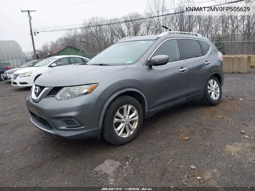 KNMAT2MV0FP505629 2015 Nissan Rogue Sv