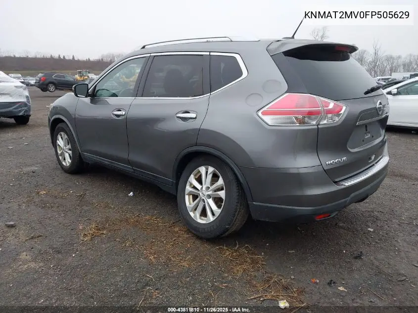 KNMAT2MV0FP505629 2015 Nissan Rogue Sv