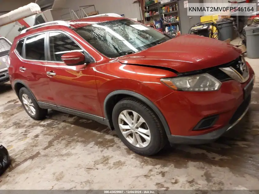 KNMAT2MV0FP546164 2015 Nissan Rogue Sv