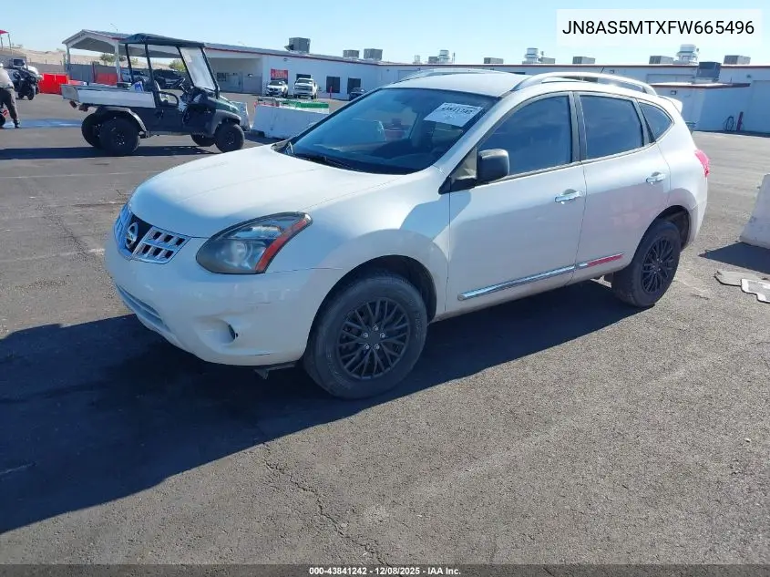 JN8AS5MTXFW665496 2015 Nissan Rogue Select S