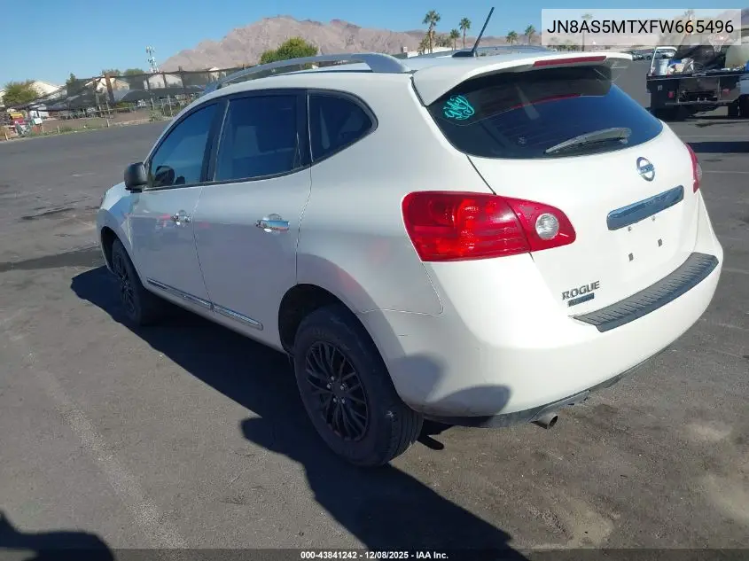 JN8AS5MTXFW665496 2015 Nissan Rogue Select S