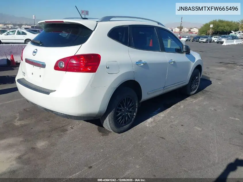 JN8AS5MTXFW665496 2015 Nissan Rogue Select S