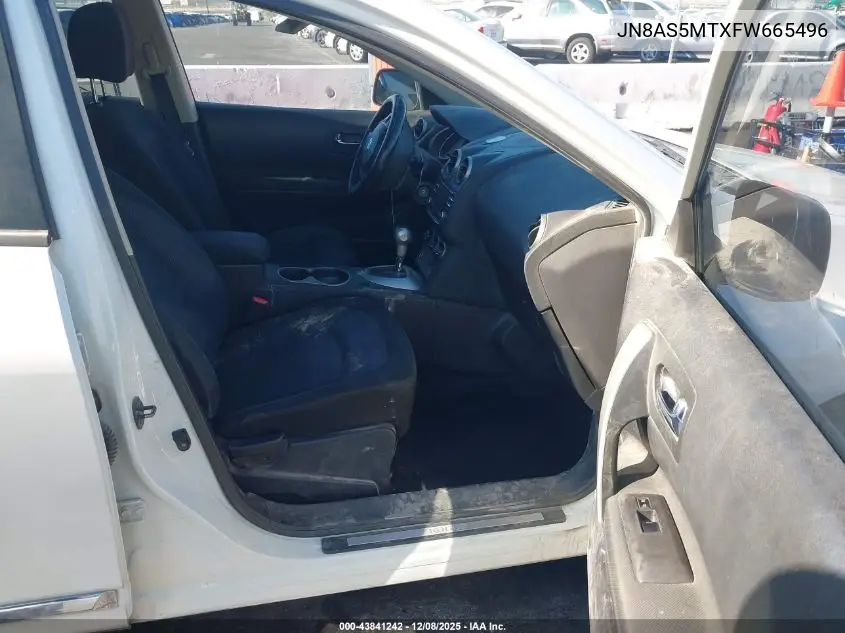 JN8AS5MTXFW665496 2015 Nissan Rogue Select S