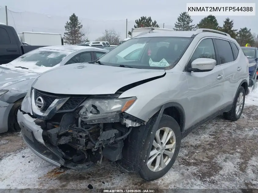 KNMAT2MV1FP544388 2015 Nissan Rogue Sv