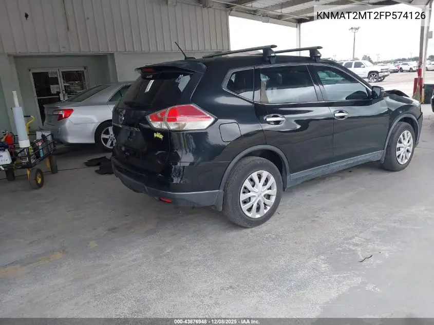 KNMAT2MT2FP574126 2015 Nissan Rogue S