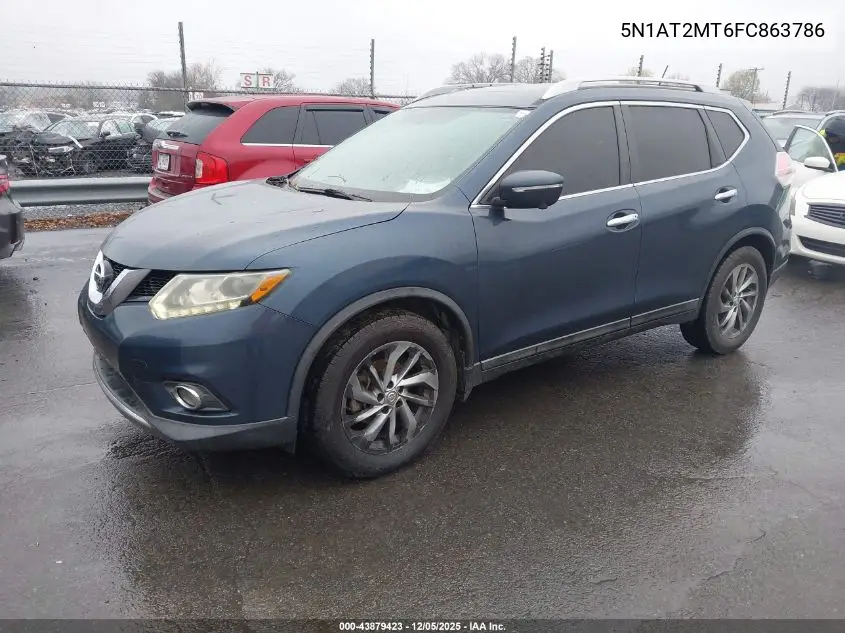 5N1AT2MT6FC863786 2015 Nissan Rogue Sl