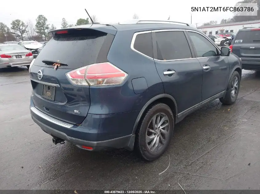 5N1AT2MT6FC863786 2015 Nissan Rogue Sl