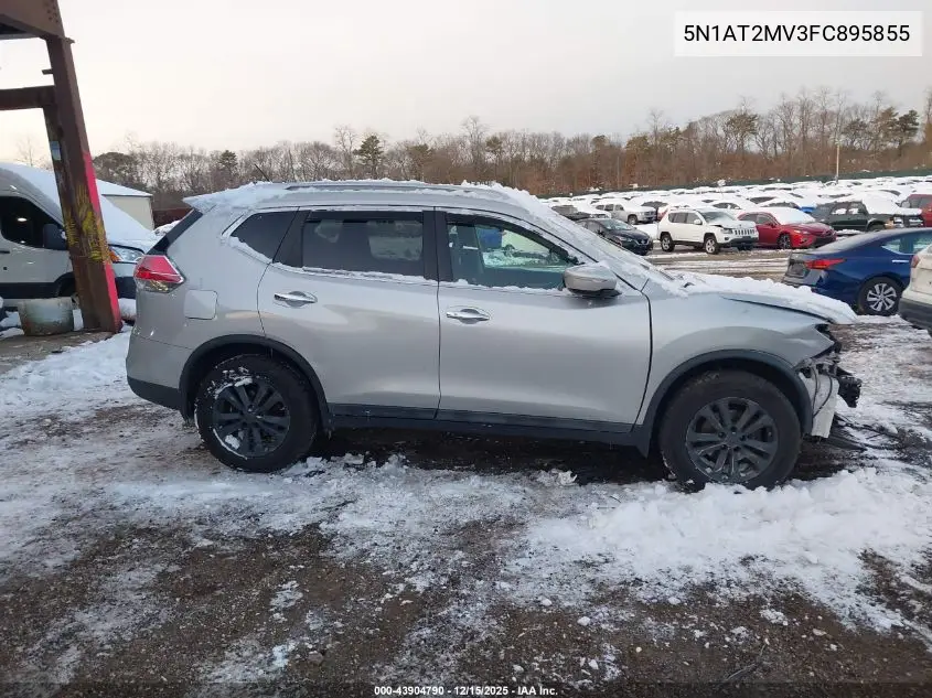 5N1AT2MV3FC895855 2015 Nissan Rogue Sv