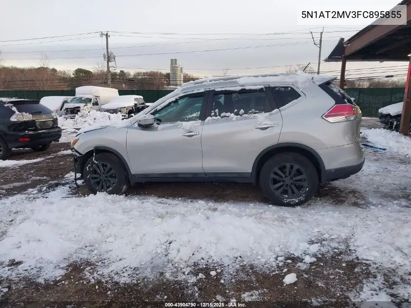 5N1AT2MV3FC895855 2015 Nissan Rogue Sv