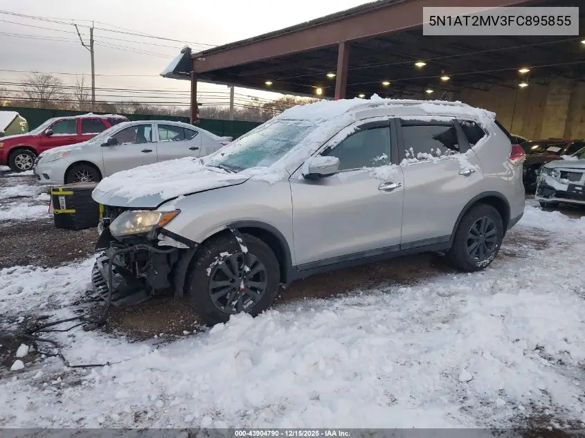 5N1AT2MV3FC895855 2015 Nissan Rogue Sv