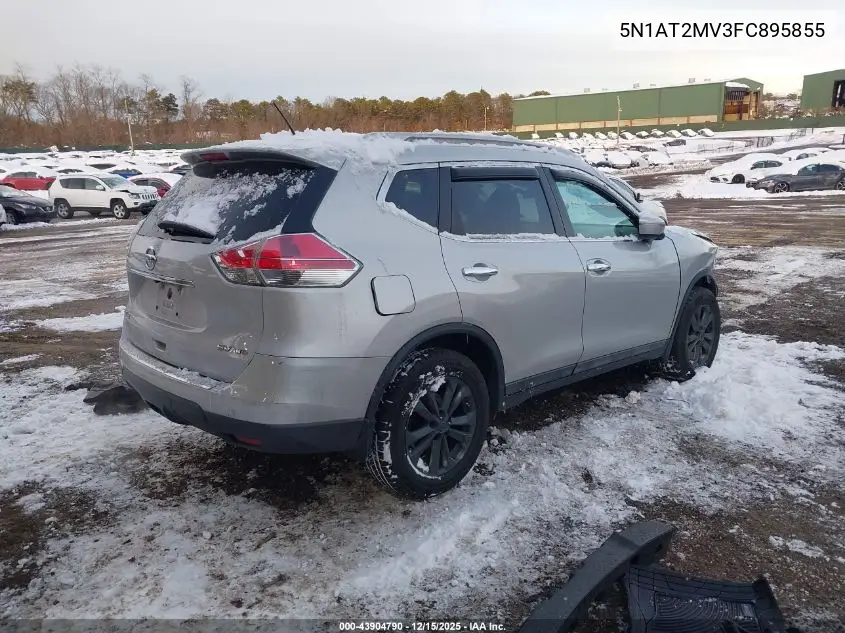 5N1AT2MV3FC895855 2015 Nissan Rogue Sv