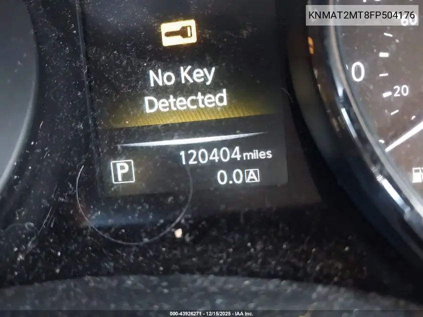 KNMAT2MT8FP504176 2015 Nissan Rogue Sv