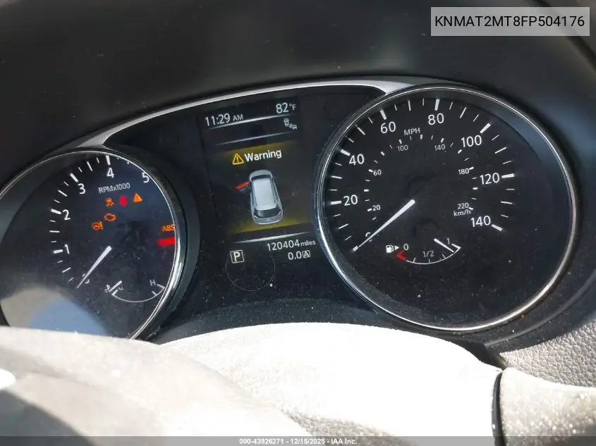 KNMAT2MT8FP504176 2015 Nissan Rogue Sv
