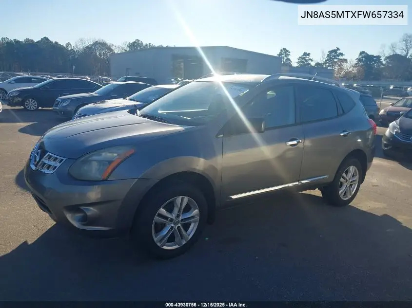 JN8AS5MTXFW657334 2015 Nissan Rogue Select S