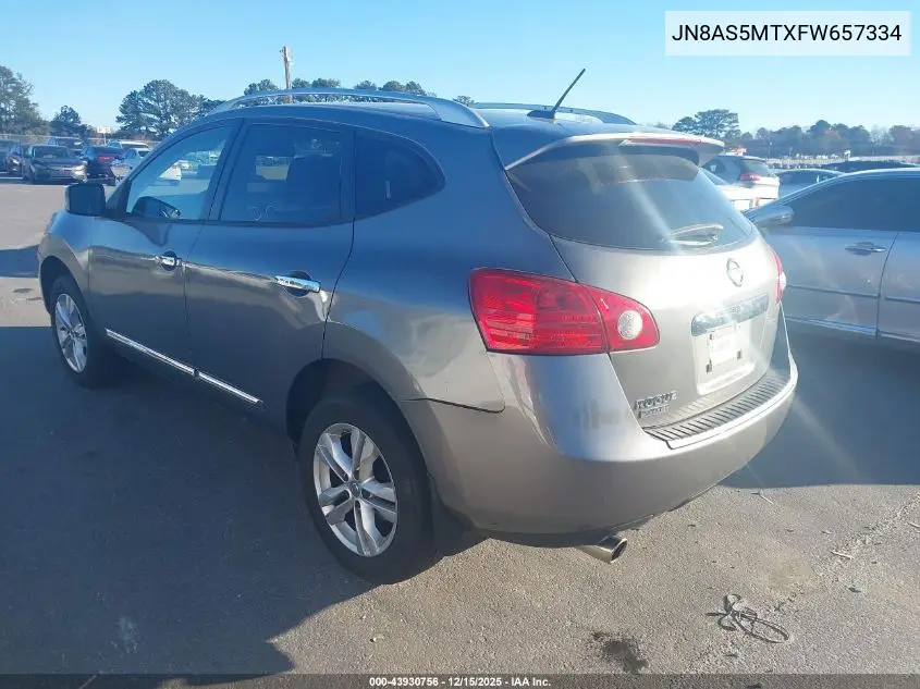 JN8AS5MTXFW657334 2015 Nissan Rogue Select S