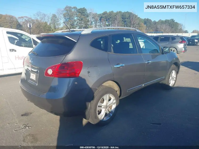 JN8AS5MTXFW657334 2015 Nissan Rogue Select S