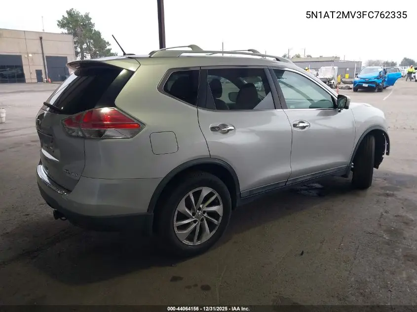 5N1AT2MV3FC762335 2015 Nissan Rogue Sl