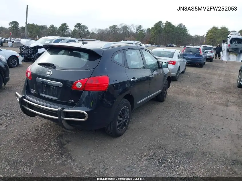 JN8AS5MV2FW252053 2015 Nissan Rogue Select S