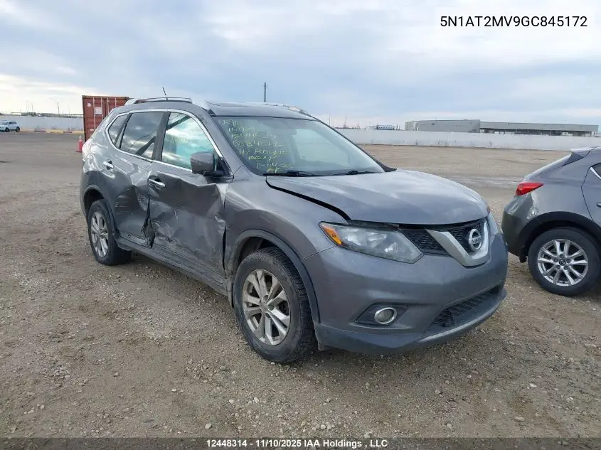 5N1AT2MV9GC845172 2016 Nissan Rogue