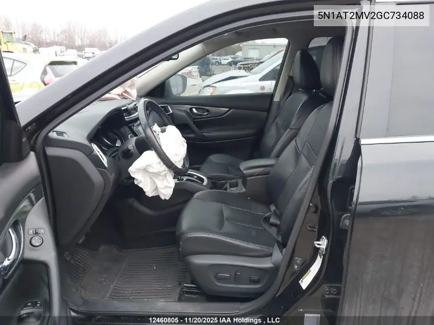 5N1AT2MV2GC734088 2016 Nissan Rogue S/Sl/Sv
