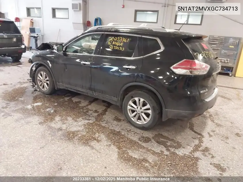 5N1AT2MVXGC734713 2016 Nissan Rogue Sv