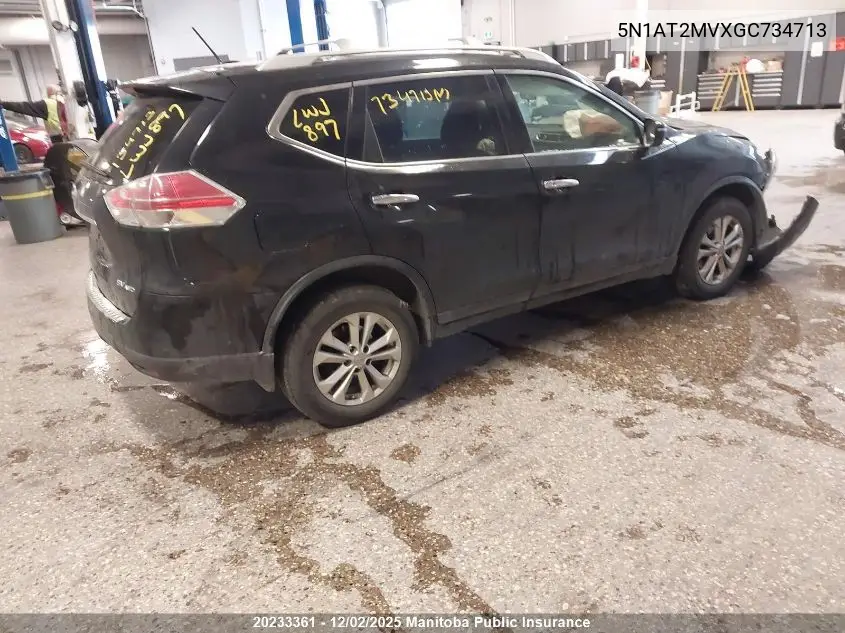 5N1AT2MVXGC734713 2016 Nissan Rogue Sv