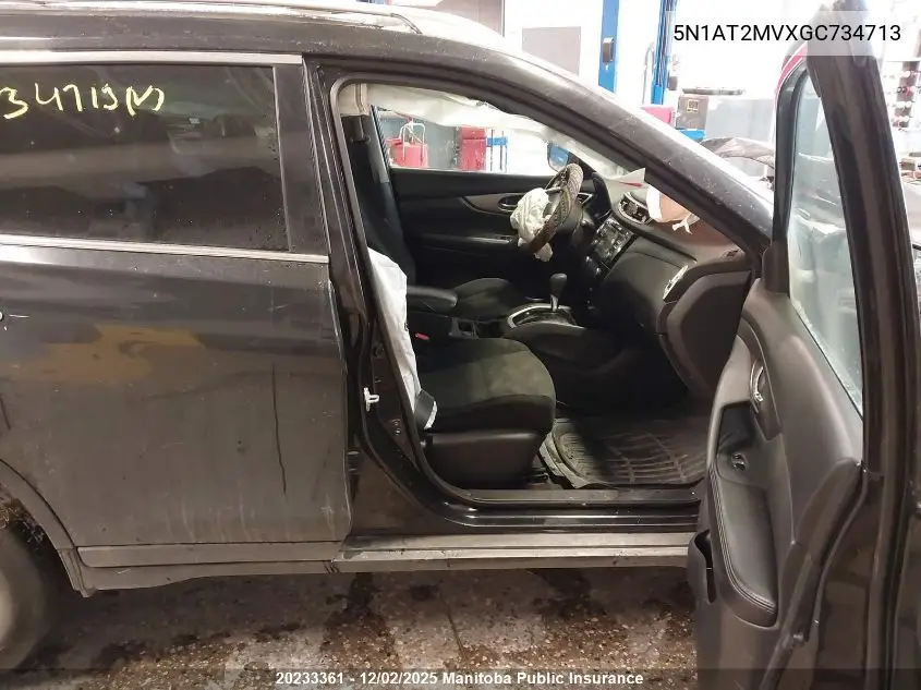 5N1AT2MVXGC734713 2016 Nissan Rogue Sv