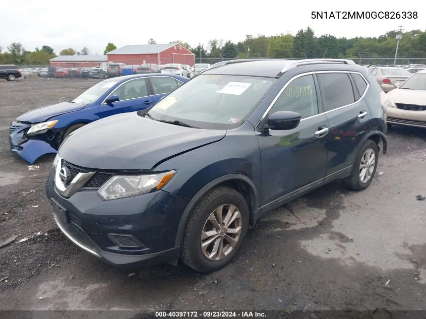 5N1AT2MM0GC826338 2016 Nissan Rogue Sv