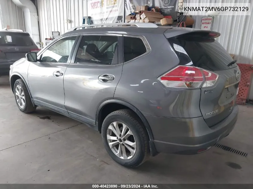 KNMAT2MV6GP732129 2016 Nissan Rogue Sv