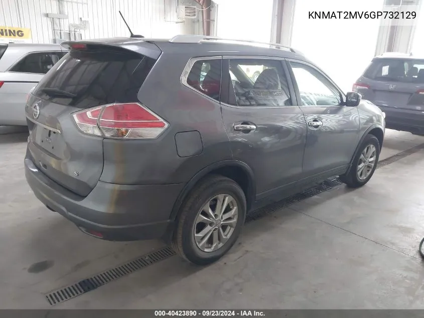 KNMAT2MV6GP732129 2016 Nissan Rogue Sv