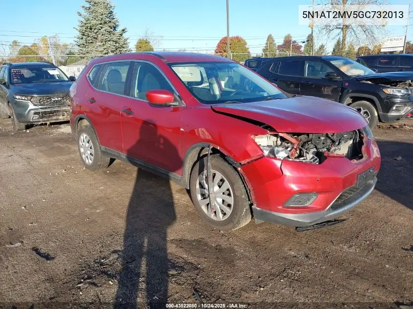 5N1AT2MV5GC732013 2016 Nissan Rogue S/Sl/Sv