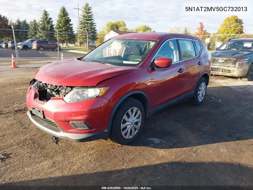 5N1AT2MV5GC732013 2016 Nissan Rogue S/Sl/Sv