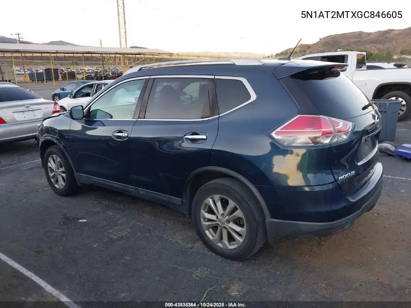 5N1AT2MTXGC846605 2016 Nissan Rogue Sv