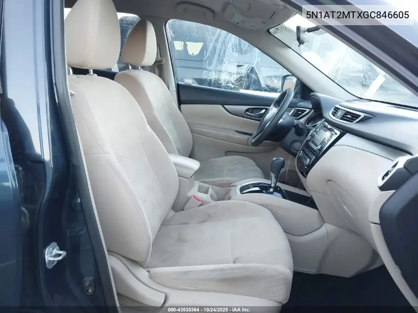 5N1AT2MTXGC846605 2016 Nissan Rogue Sv