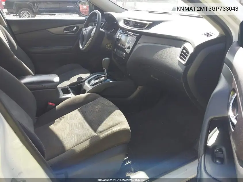 KNMAT2MT3GP733043 2016 Nissan Rogue S