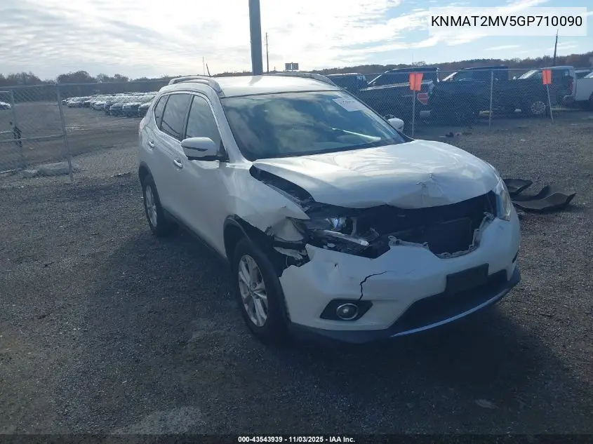 KNMAT2MV5GP710090 2016 Nissan Rogue Sv