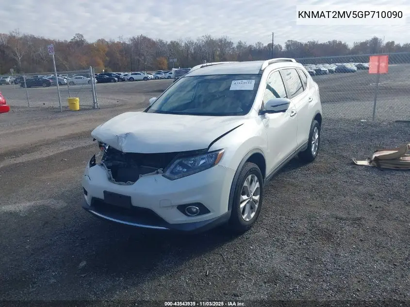 KNMAT2MV5GP710090 2016 Nissan Rogue Sv
