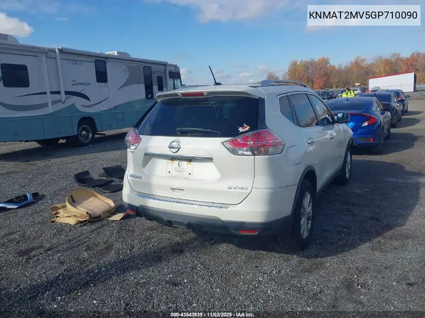KNMAT2MV5GP710090 2016 Nissan Rogue Sv