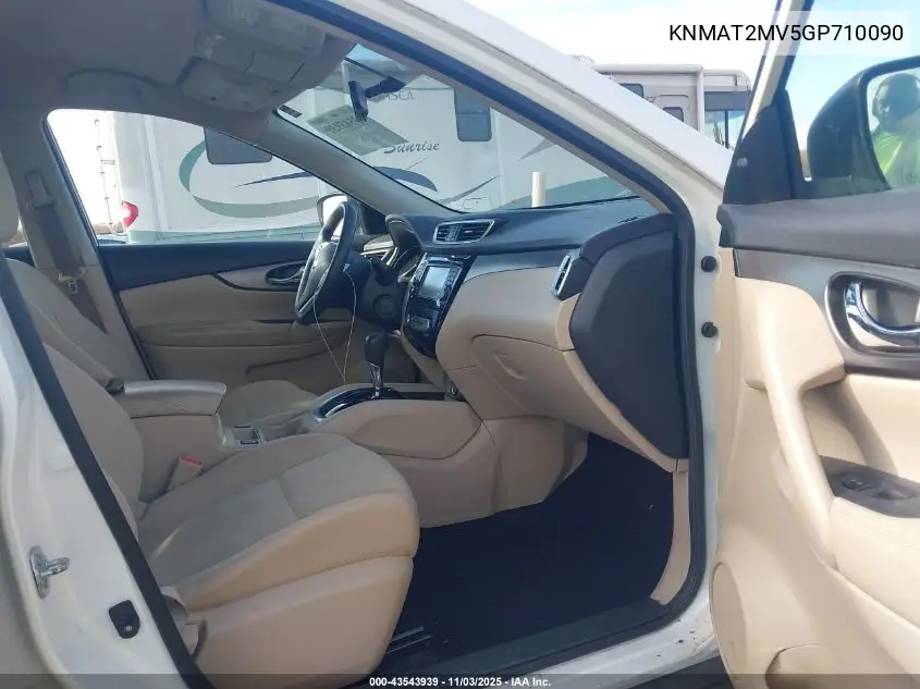 KNMAT2MV5GP710090 2016 Nissan Rogue Sv