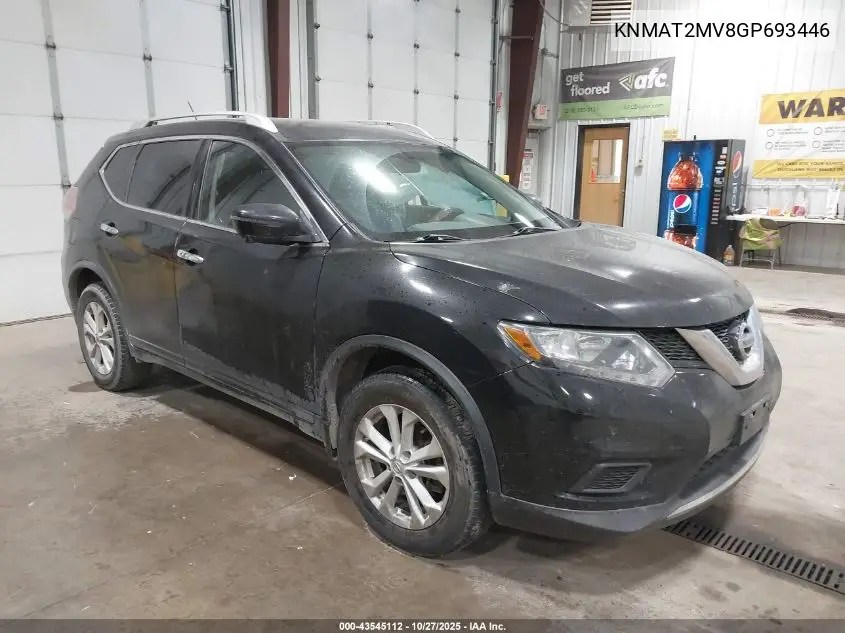 KNMAT2MV8GP693446 2016 Nissan Rogue Sv