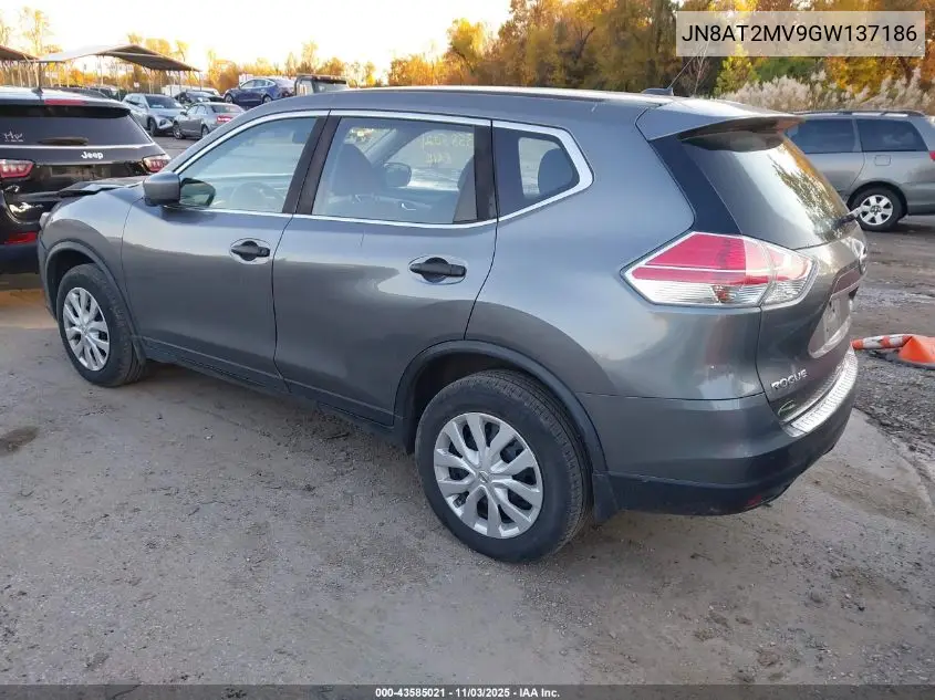 JN8AT2MV9GW137186 2016 Nissan Rogue S