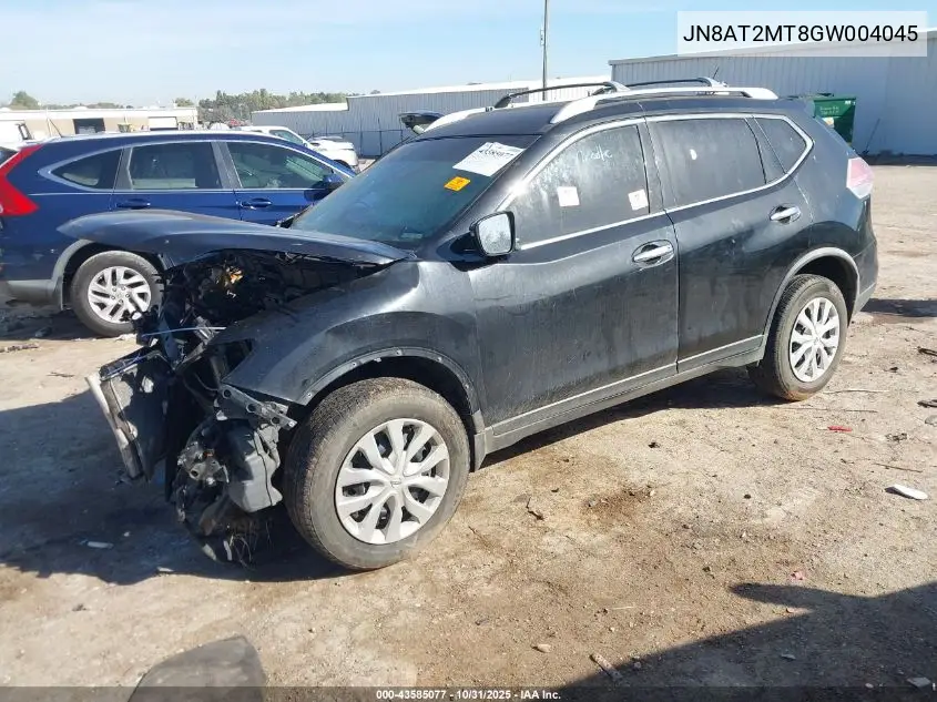 JN8AT2MT8GW004045 2016 Nissan Rogue S