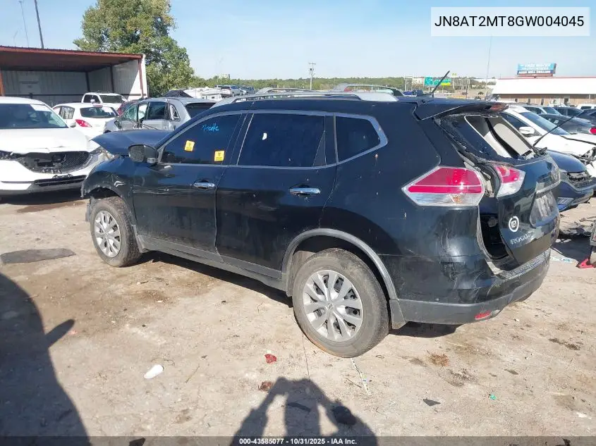 JN8AT2MT8GW004045 2016 Nissan Rogue S