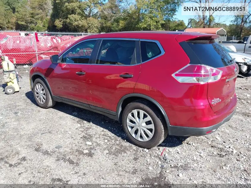 5N1AT2MN6GC888951 2016 Nissan Rogue S