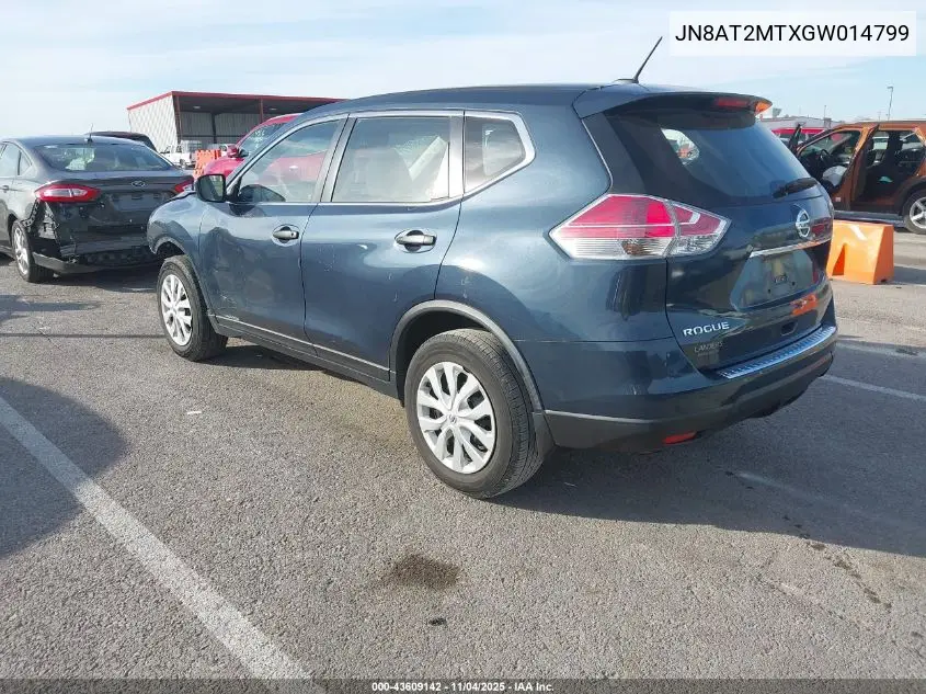 JN8AT2MTXGW014799 2016 Nissan Rogue S