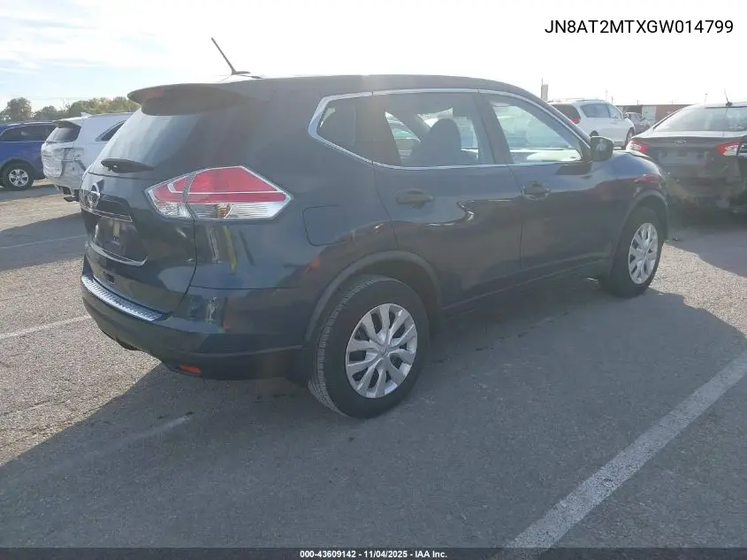 JN8AT2MTXGW014799 2016 Nissan Rogue S
