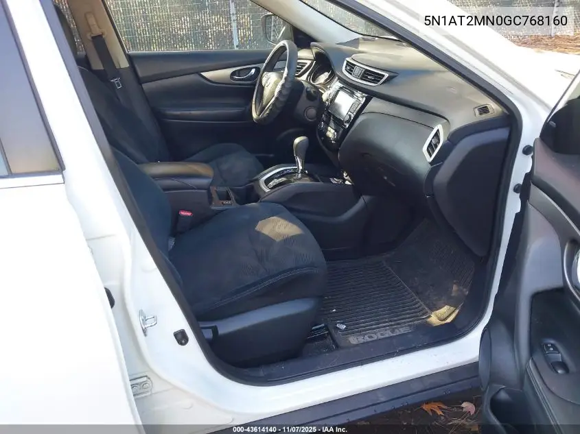 5N1AT2MN0GC768160 2016 Nissan Rogue Sv